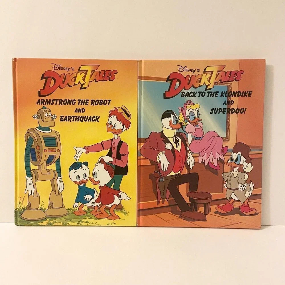 Vintage 1989 Duck Tales Back To The Klondike & Superdoo and Armstrong the  Robot
